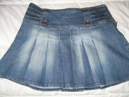 Jupe en jean Promod